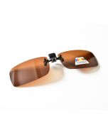 Clip On Sunglasses Polarised 55 19 Brown (7)